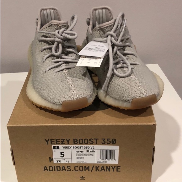Adidas Yeezy Sesame See DeSCriPtion eBay